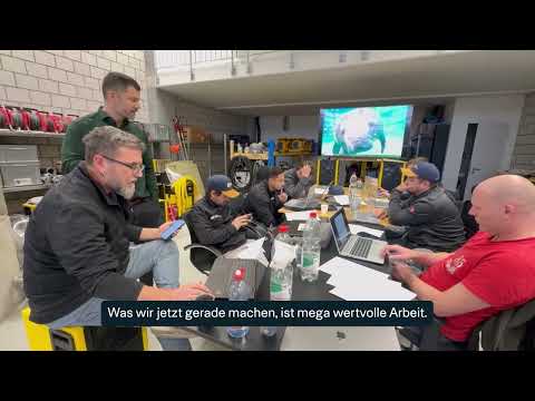 Praktisches Training mit dem Team von Marty Bautrocknungen